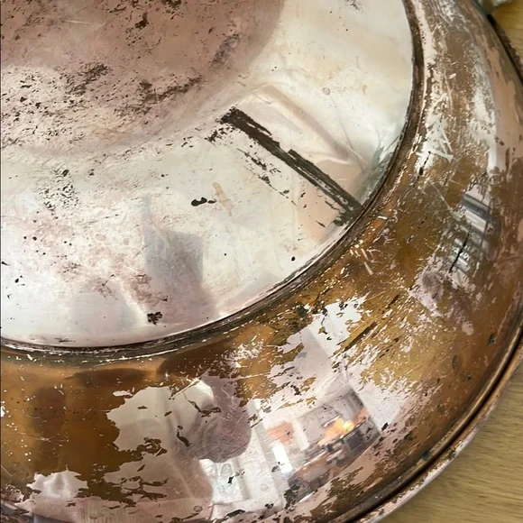 Vintage Copper Pot with Brass Handles - Picture 4 of 6